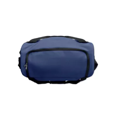 Torba sportowa z RPET 600D z odpinanym paskiem TERRA + - Niebieski (MO6209-04)
