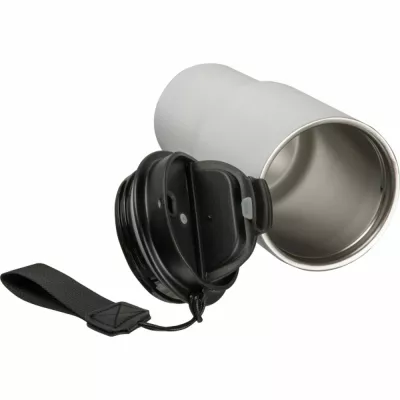 Kubek termiczny 550 ml z podwójnymi ściankami ze stali - biały (8523906)