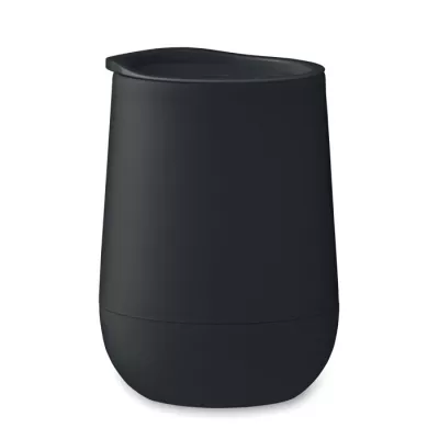 Kubek dwuścienny z PP 300 ml GO - Czarny (MO2444-03)