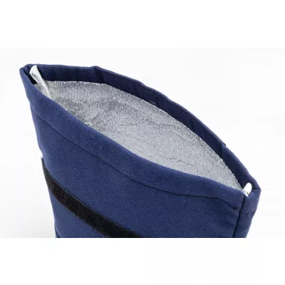 Rekan Cool torba termiczna z recyklingowanego płótna - niebieski (AP800122-06)