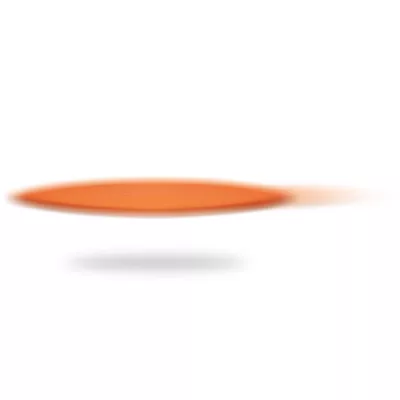 Frisbee składane z poliestru w etui ATRAPA - Pomaranczowy (IT3087-10)
