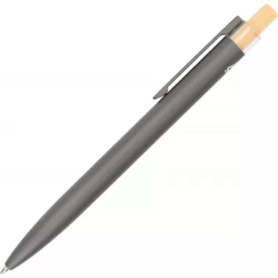 Zestaw piśmienny długopis półżelowy i ołówek automatyczny z aluminium z recyklingu SIEGFRIED - ciemnoszary (1442677)