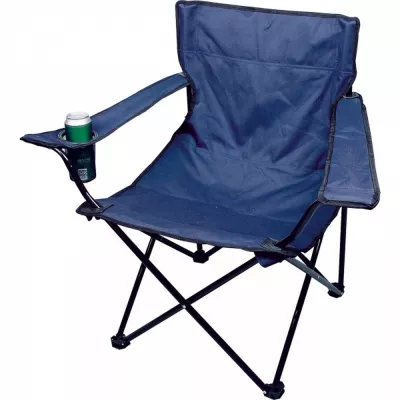 Krzesło składane SUZANNE - granatowy (5510444)