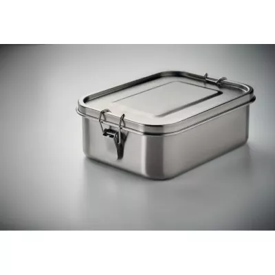 Lunchbox stalowy z przegródką 1200 ml SAO - Srebrny Mat (MO6671-16)