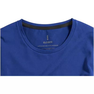 Męski T-shirt organiczny Ponoka z długim rękawem - Niebieski (38018-BLUE)