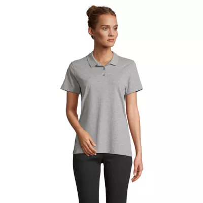 Koszulka polo damska Sol's PULSE WOMEN - Szary Melanż 2 (S04501-GY)