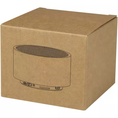 Ankaa bezprzewodowy głośnik Bluetooth® o mocy 3 W z recyklingowanego aluminium - Czarny (12448690)