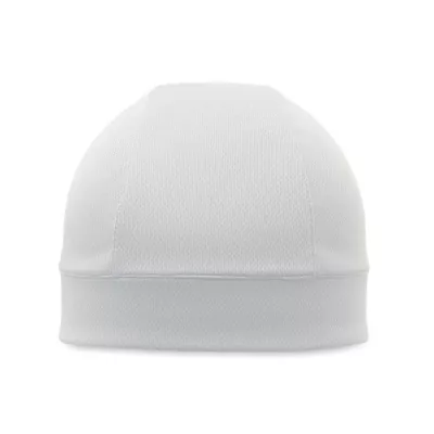 Czapka sportowa z wentylacją z poliestru SHIELD - Bialy (MO2878-06)
