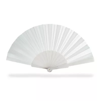 Wachlarz plastikowy z ABS FANNY - Bialy (KC6733-06)