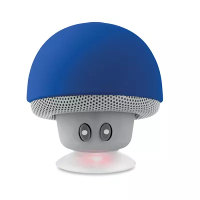 Głośnik bezprzewodowy 3W z przyssawką MUSHROOM - Niebieski (MO9506-37)