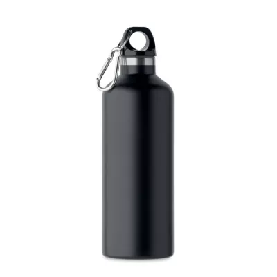 Butelka termiczna z karabińczykiem 500 ml CARABI - Czarny (MO2336-03)