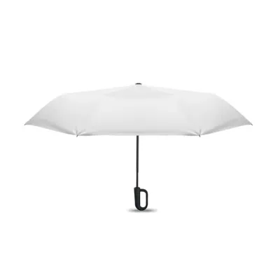 Parasol składany wiatroodporny 21" z RPET UMKRAB - Bialy (MO2692-06)
