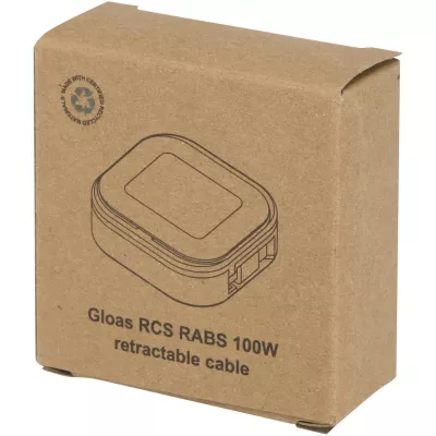 Gloas kabel 5-w-1 z recyklingu do synchronizacji danych z funkcją szybkiego ładowania 100 W i zestawem narzędzi do smartfonów - Czarny (12444890)