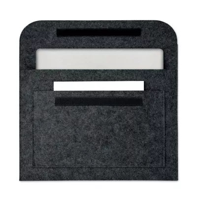Etui na laptopa 15" z filcu RPET POUCHLO - Kamienny Szary (MO9818-15)