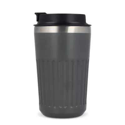 Termos na kawę ze stali nierdzewnej pochodzącej z recyklingu, 400 ml - szary (LT98698-N0061)