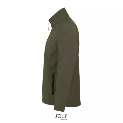 Kurtka softshell męska 2-warstwowa Sol's RACE - Army (S01195-AR)