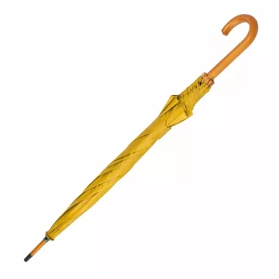 Parasol automatyczny drewniany Ø105 cm NANCY - żółty (513108)