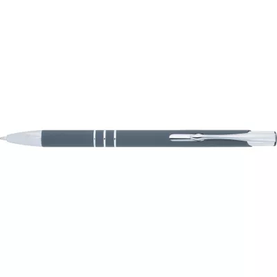 Długopis metalowy soft touch NEW JERSEY - ciemnoszary (055577)