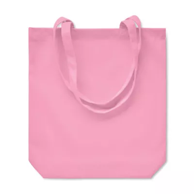 Torba bawełniana na zakupy 270 g/m² RASSA COLOURED - Dziecięcy Róż (MO6442-11)