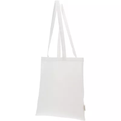 Torba bawełniana z długimi uszami 180g/m2 z materiałów z recyklingu GLEN - biały (6469806)