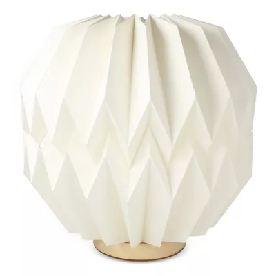 Coollux składana papierowa lampa LED Luna 25cm inspirowana origami - naturalny-t (LT40727-N0094)