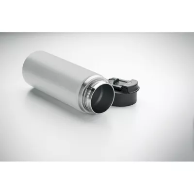 Butelka termiczna ze słomką 500 ml SUMA GRIP - Bialy (MO2775-06)