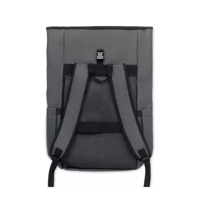 Plecak rolltop na laptop RPET 600D BANGKOK ROLL - Kamienny Szary (MO2643-15)
