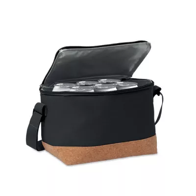 Torba chłodząca RPET z korkowym dnem 5 l KOELER - Czarny (MO2504-03)