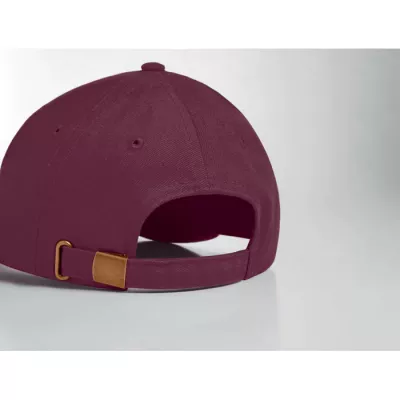 Czapka z daszkiem 6-panelowa 270 g/m² TEKAPO - Burgund (MO9643-02)