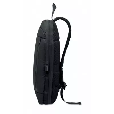 Plecak na laptop 16" rozszerzany z RPET XPANDA - Czarny (MO2753-03)