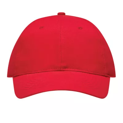 6-panelowa czapka baseballowa - czerwony (56-0702281)