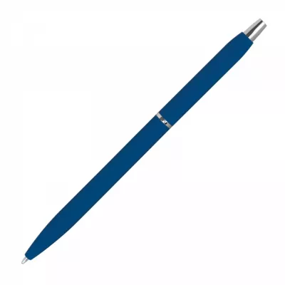 Długopis metalowy soft touch CRISTINA - niebieski (1071504)
