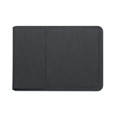 Pokrowiec na laptop 16" z podstawką z RPET PRACTIC - Czarny (MO2696-03)
