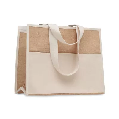 Torba termiczna z juty CAMPO DE GELI - Bezowy (MO6160-13)