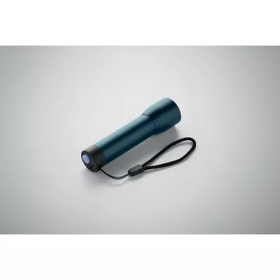 Latarka z aluminium z recyklingu z zoomem LUMEZO - Francuski Granat (MO2991-85)