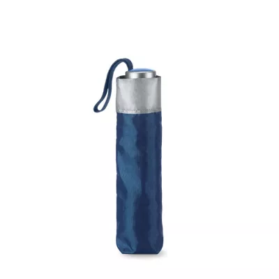 Parasol składany 21" ze srebrną podszewką CARDIF - Niebieski (MO7210-04)