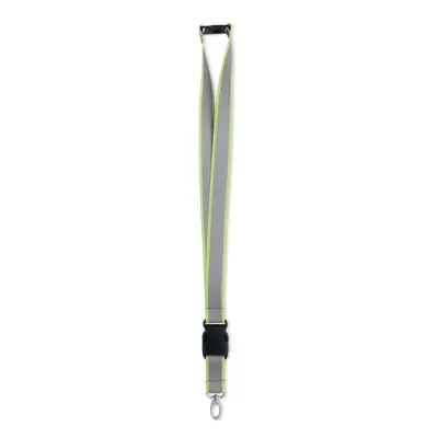 Smycz odblaskowa z RPET z karabińczykiem 25 mm TOSEE - Fluorescencyjny Zólty (MO2825-70)