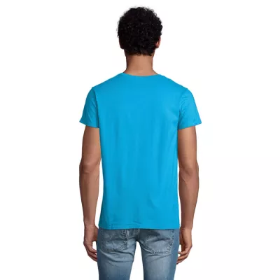 Koszulka męska organiczna 150 g/m² Sol's CRUSADER MEN - Aqua (S03582-AQ)
