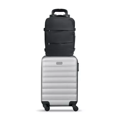 Plecak kabinowy z RPET na laptop 15" FLYHIGH - Czarny (MO2784-03)