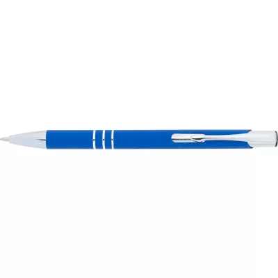 Długopis metalowy soft touch NEW JERSEY - niebieski (055504)