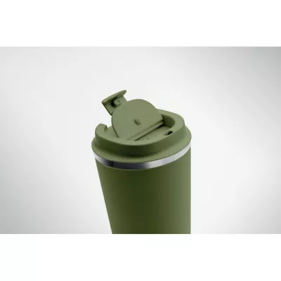 Kubek termiczny ze stali 350 ml BRACE - Ciemnozielony (MO6276-60)