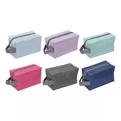 Kosmetyczka CANNES z poliestru z recyklingu (rPET) - jasnoniebieski (56-0810554)