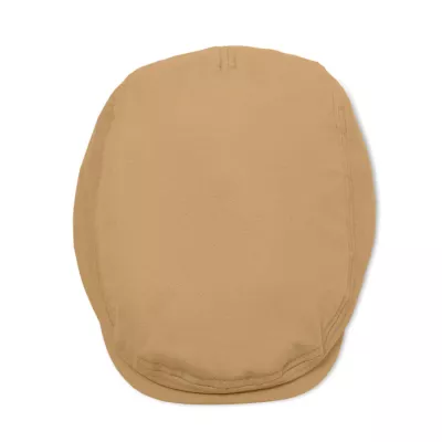 Czapka kaszkiet z bawełny twill 235 g/m² FLAT PEAK - Khaki (MO2850-39)