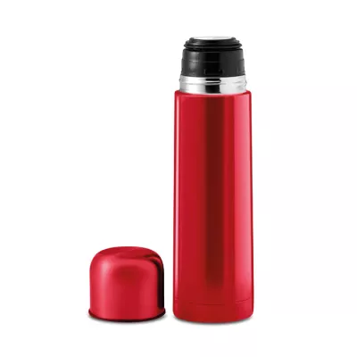 Termos stalowy dwuścienny 500 ml CHAN - Czerwony (MO8314-05)