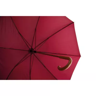 Parasol klasyczny 23" z drewnianym trzonem CALA - Burgund (KC5132-02)