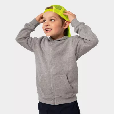 Bluza dziecięca z kapturem 260 g/m² Sol's STONE KIDS - Szary Melanż 2 (S02092-GY)