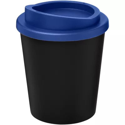 Kubek termiczny z plastiku 250 ml dowolny mix kolorów - Czarny-Niebieski (21009202)