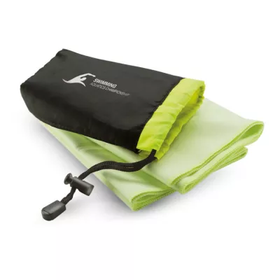 Ręcznik sportowy 40x80 cm w etui DRYE - Zielony (KC6333-09)