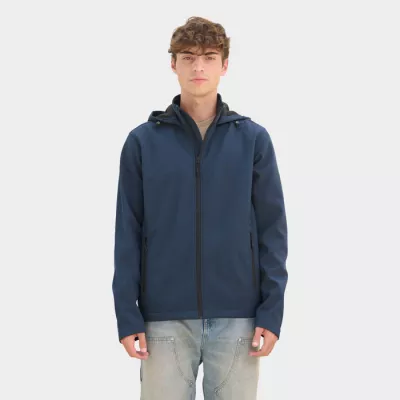 Softshell męski z kapturem Sol's RACE HOODED MEN - French Navy (S04447-FN)
