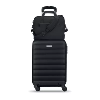 Torba podróżna z RPET z przegrodą na laptop 15" ONBAG - Czarny (MO2373-03)